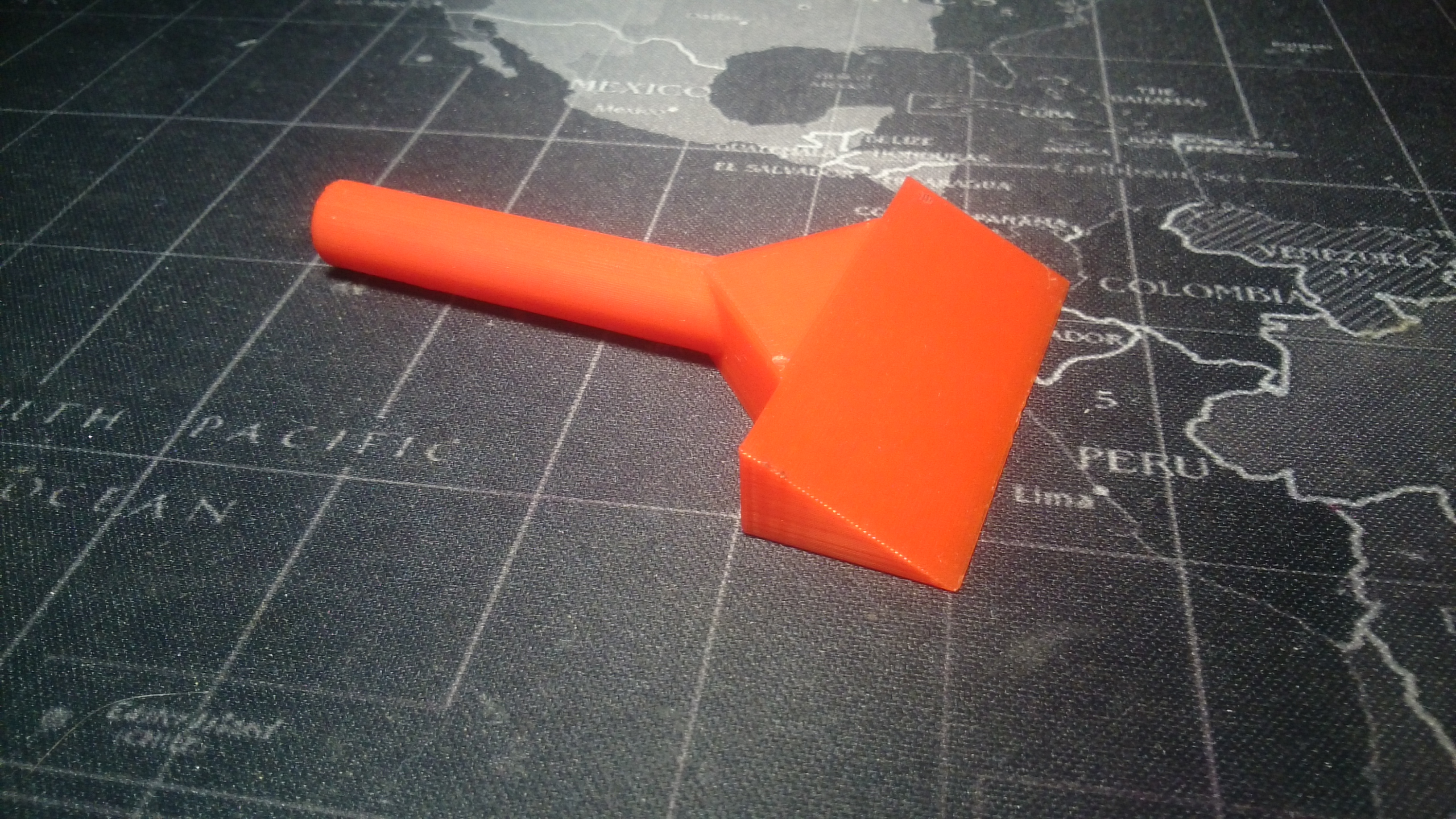 Miniatura 2 do modelo 3D Simple print scraper