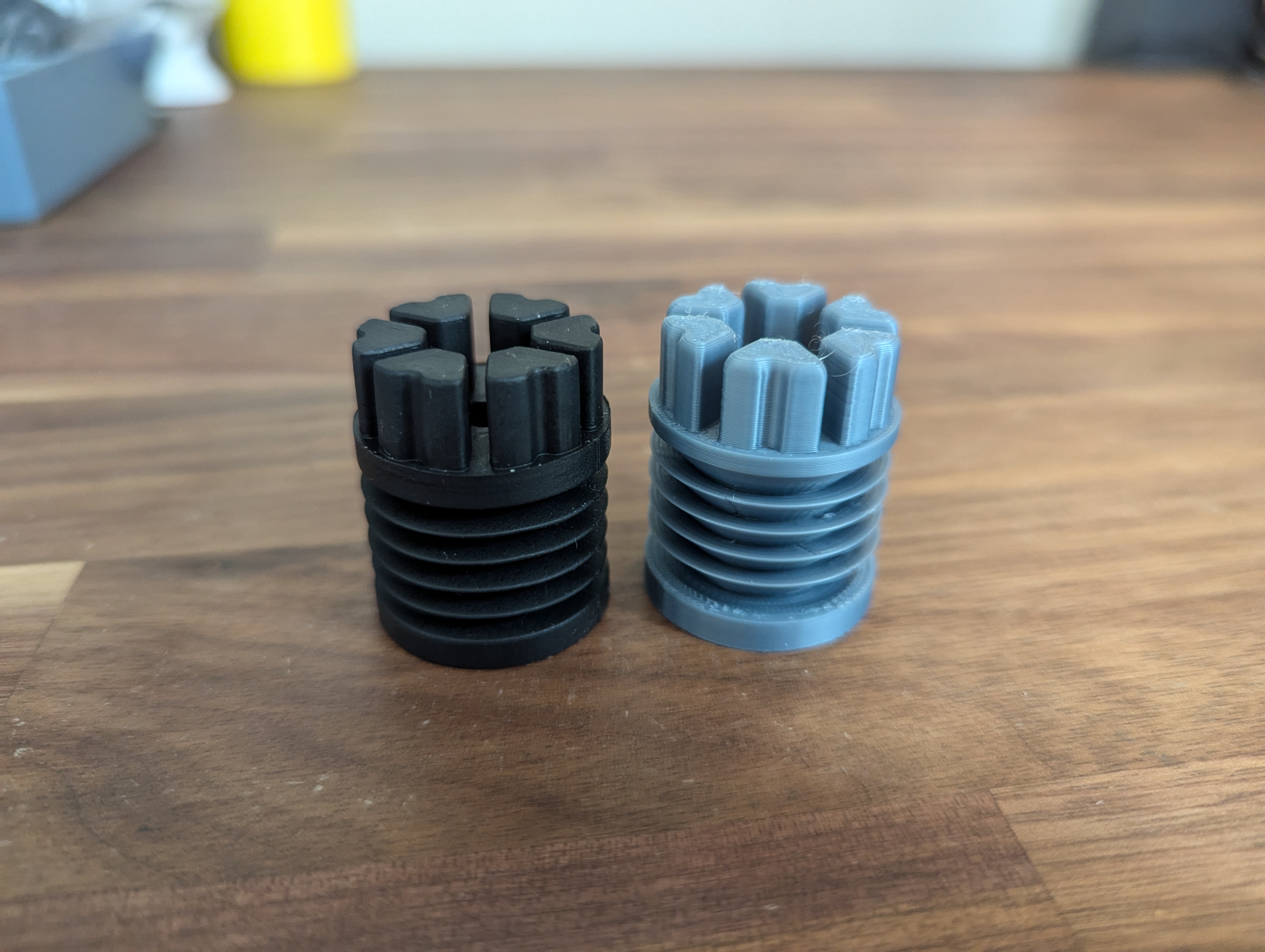Bambulab "new" anti vibration feet 3D model thumbnail