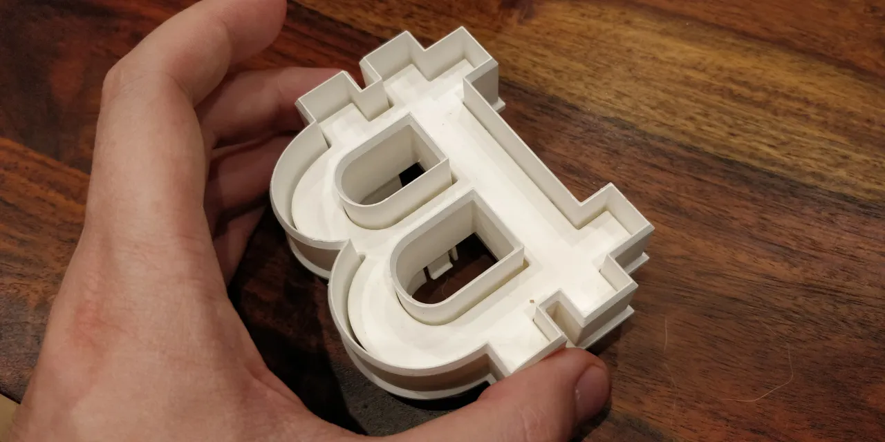Bitcoin Cookie Cutter by Po1nt | Download free STL model | Printables.com