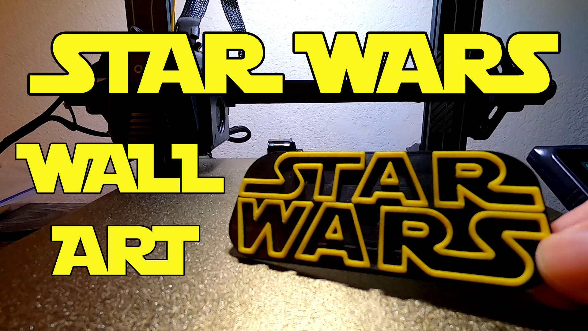 Star Wars Logo 3D model thumbnail