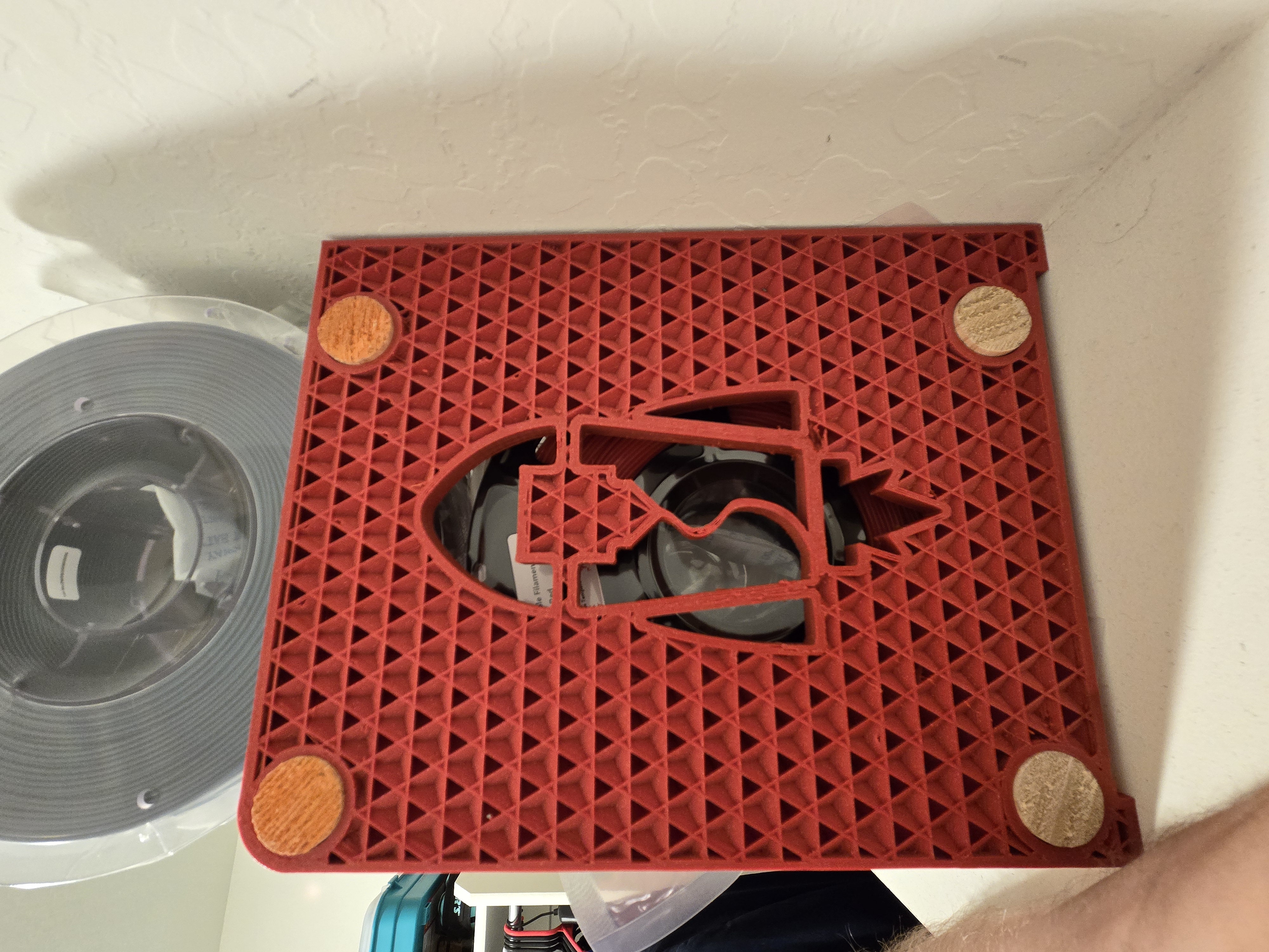 Stand Alone Filament Storage Rack