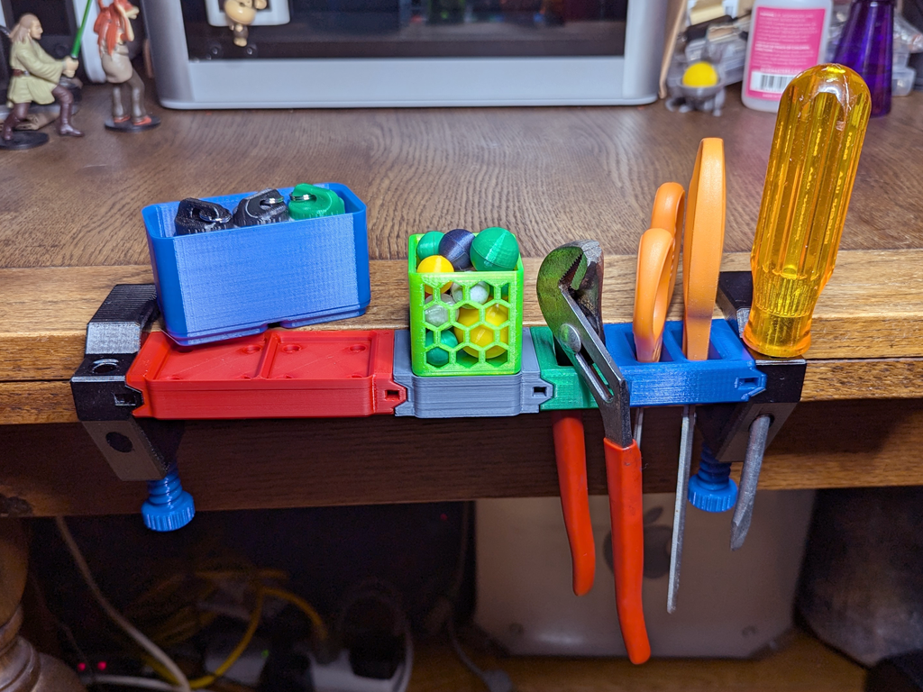 Miniatura 3 do modelo 3D MES - Gridfinity Baseplate Modules