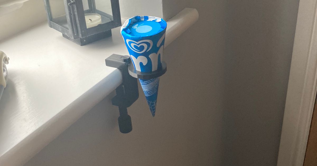 Ice Cream Holder by Oliver Rothner Download free STL model