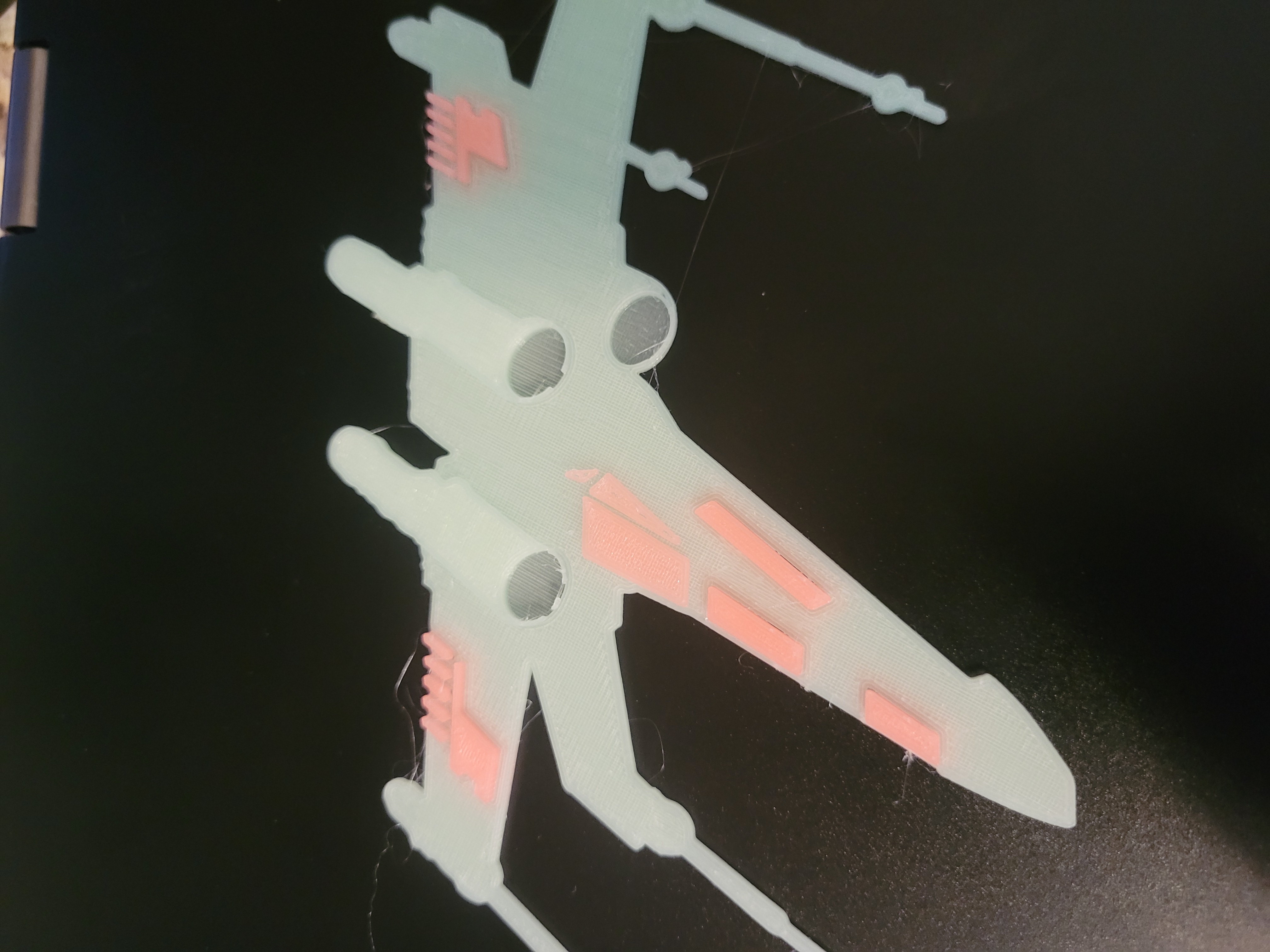 X wing wall art by WisersDulux | Download free STL model | Printables.com