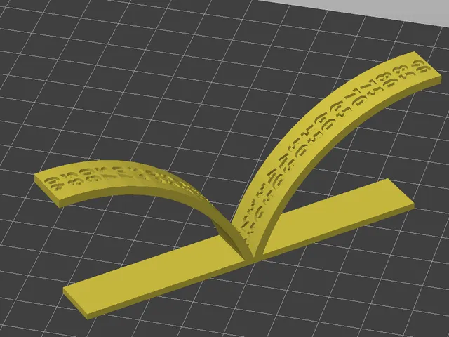 Overhangs test for Conical Printing