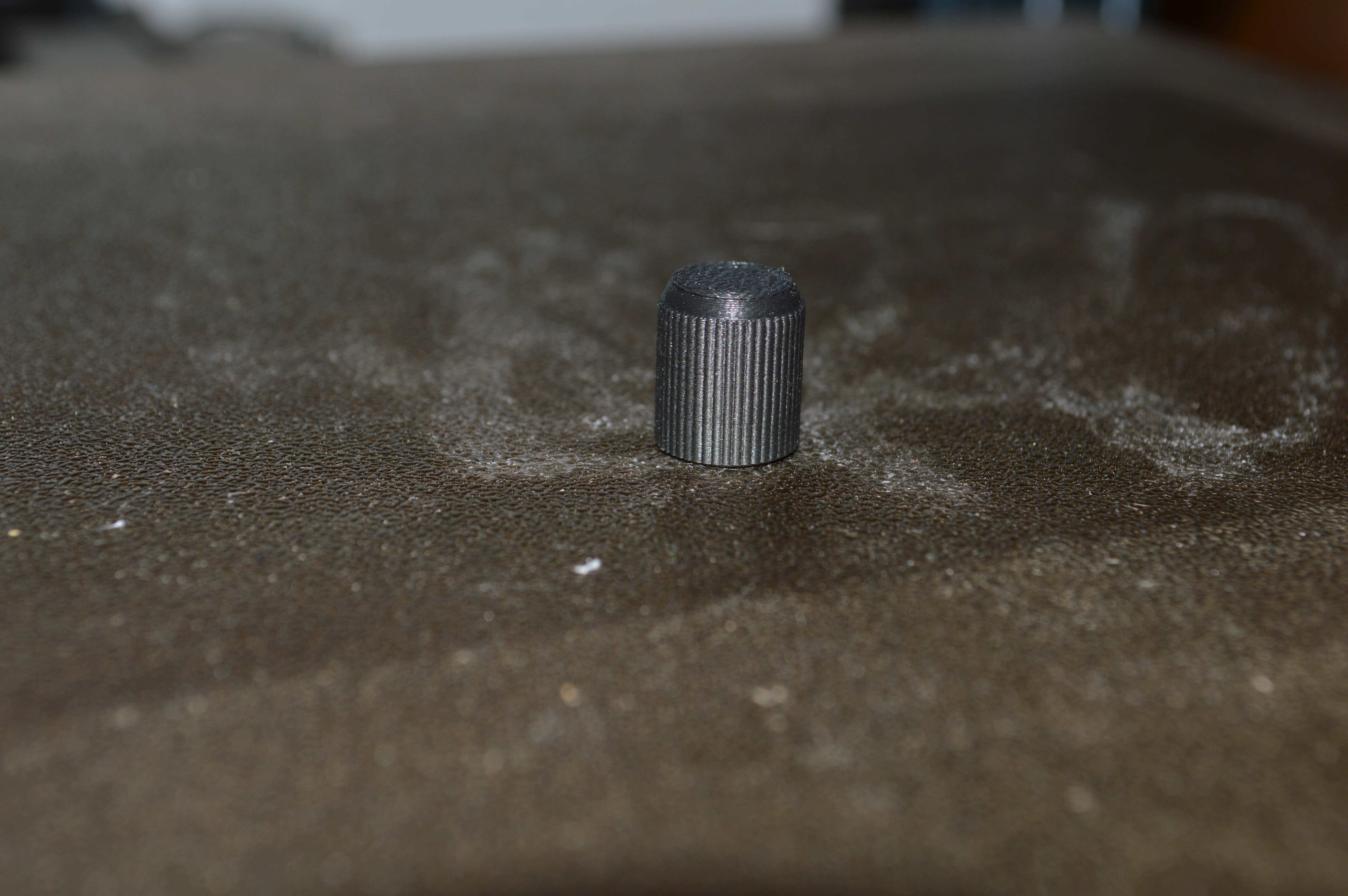 Easy to print valve stem cap 3D model thumbnail