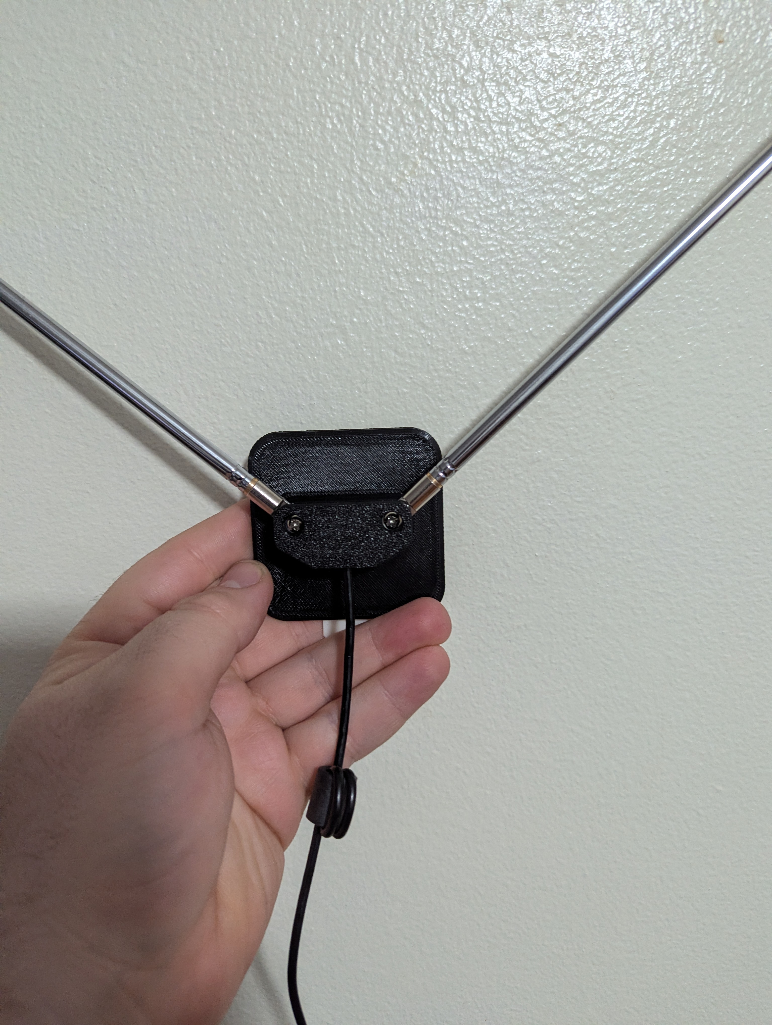 RTL SDR Antenna Wall Mount (No screws)