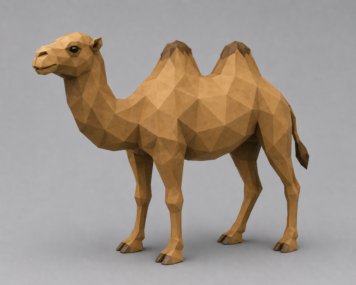 Low Poly Camel (Two Humps)