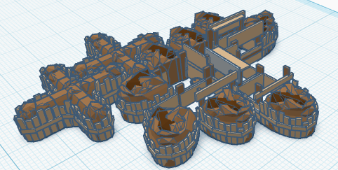 DnD enemy camp. 1.0 3D model