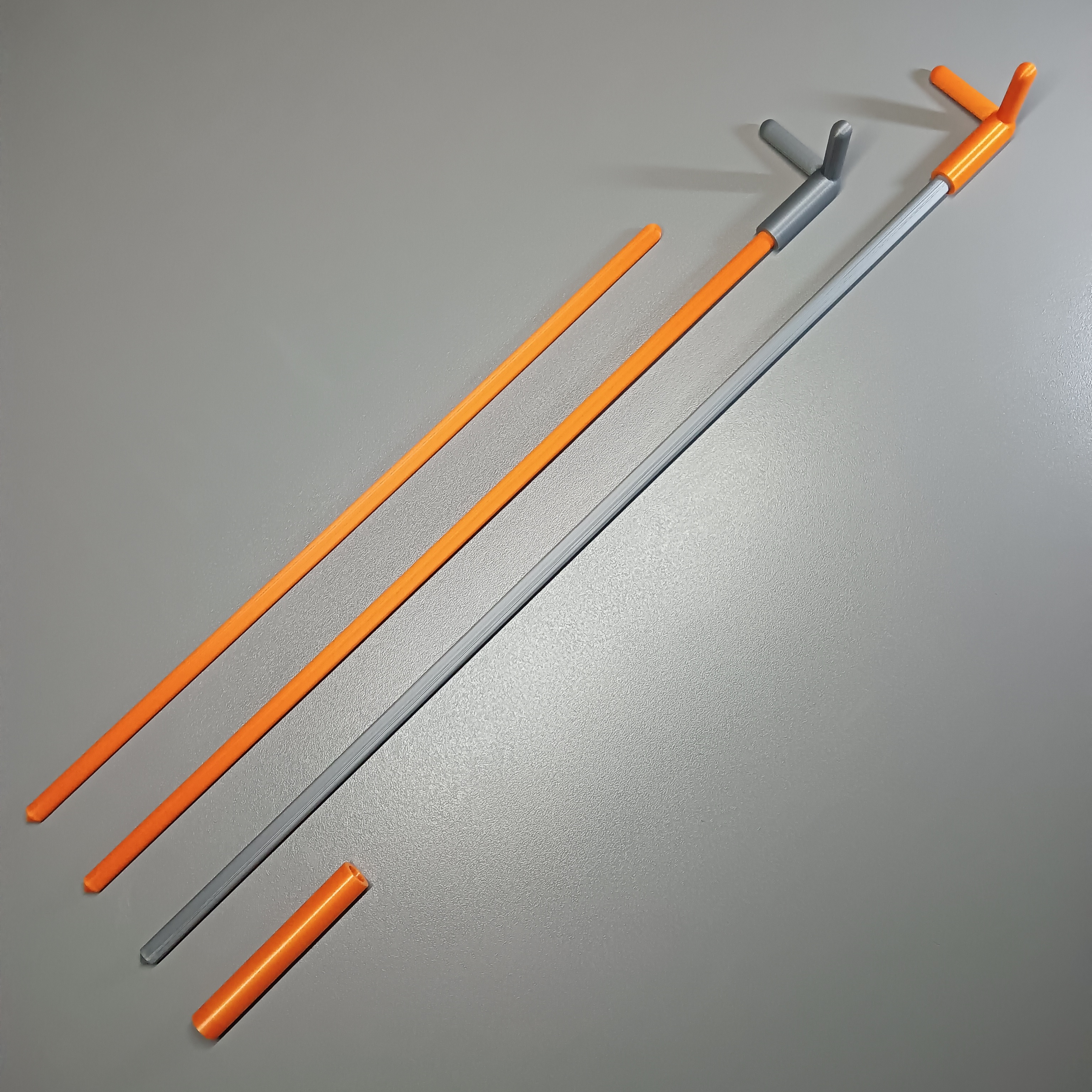 Simple Plant Support Rod / Stake *** Optional Connector Sleeve + V-Shaped Tip