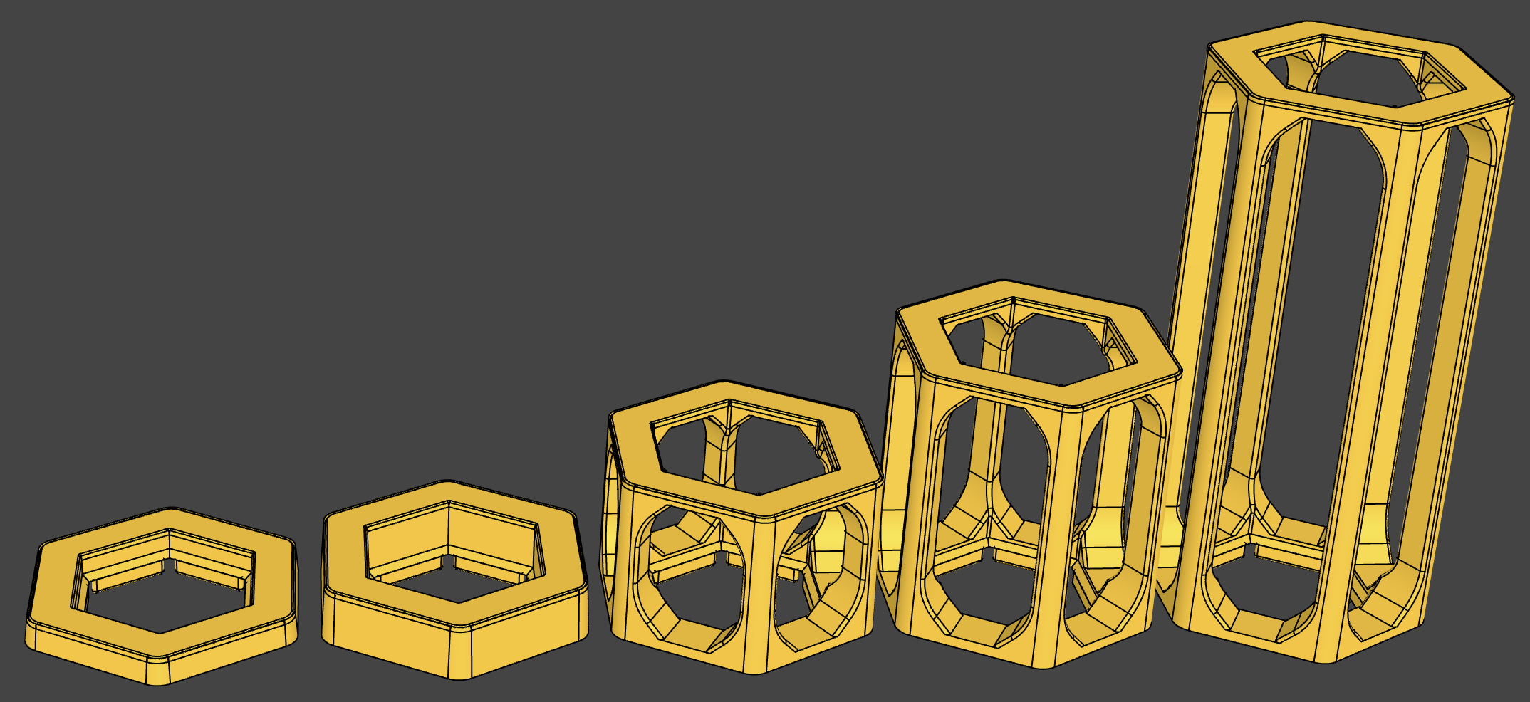 Gravitrax spacers, slim and filament friendly