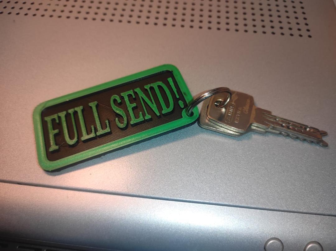 FULL SEND Schlüsselanhänger KEY CHAIN