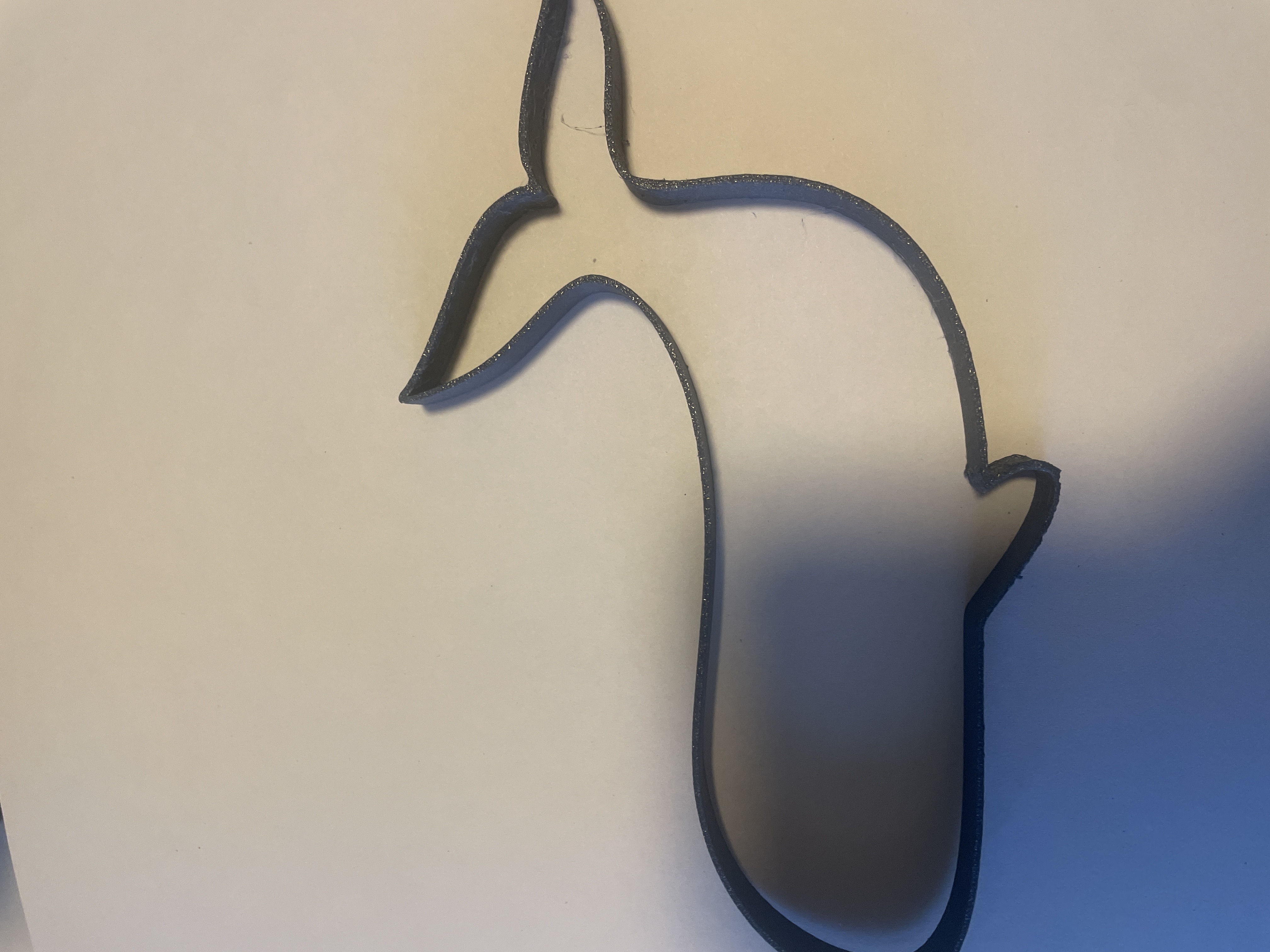 Easy, Low Filament Whale Cookie Cutter