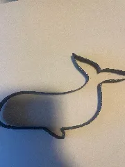 Easy, Low Filament Whale Cookie Cutter