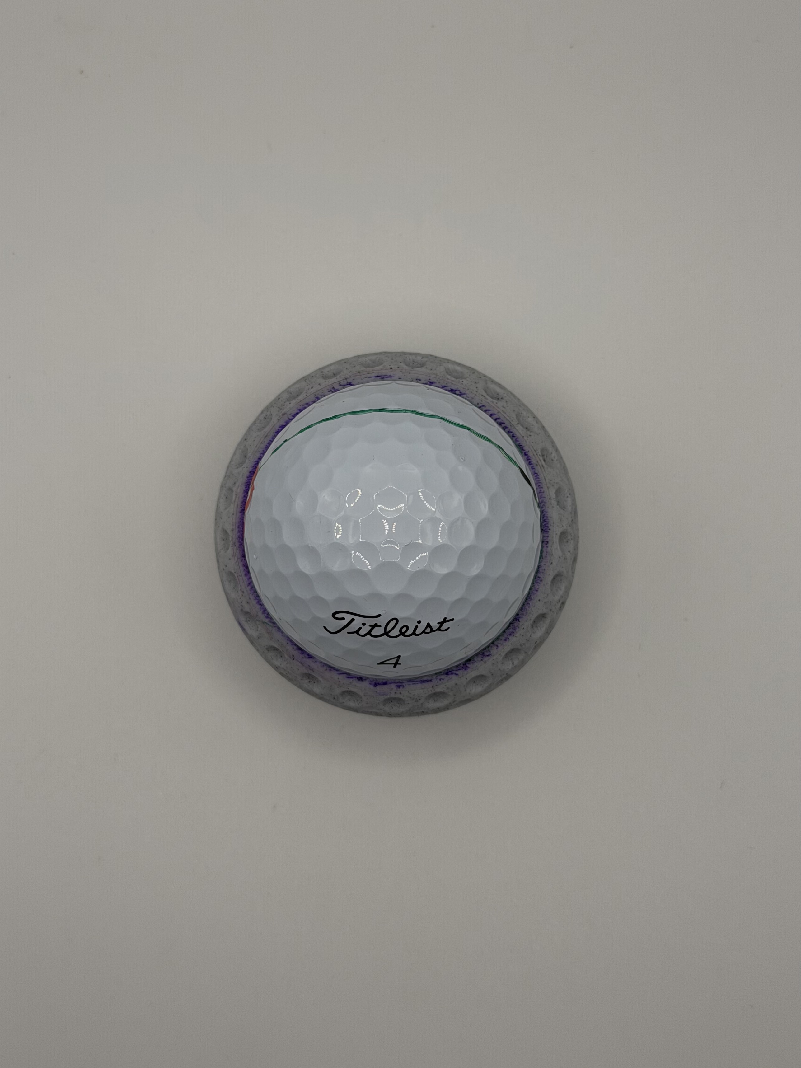Miniatura 10 do modelo 3D Dimple - The Golf Alignment Stencil