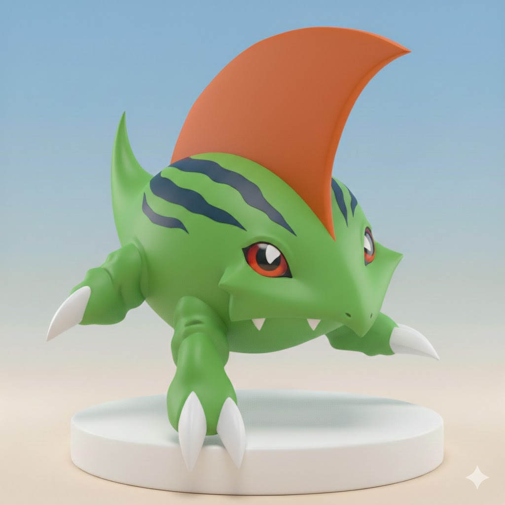 Betamon Digimon Creature Model