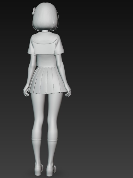 anime school girl — thumbnail 2