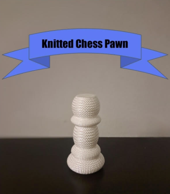 Knitted Chess Pawn