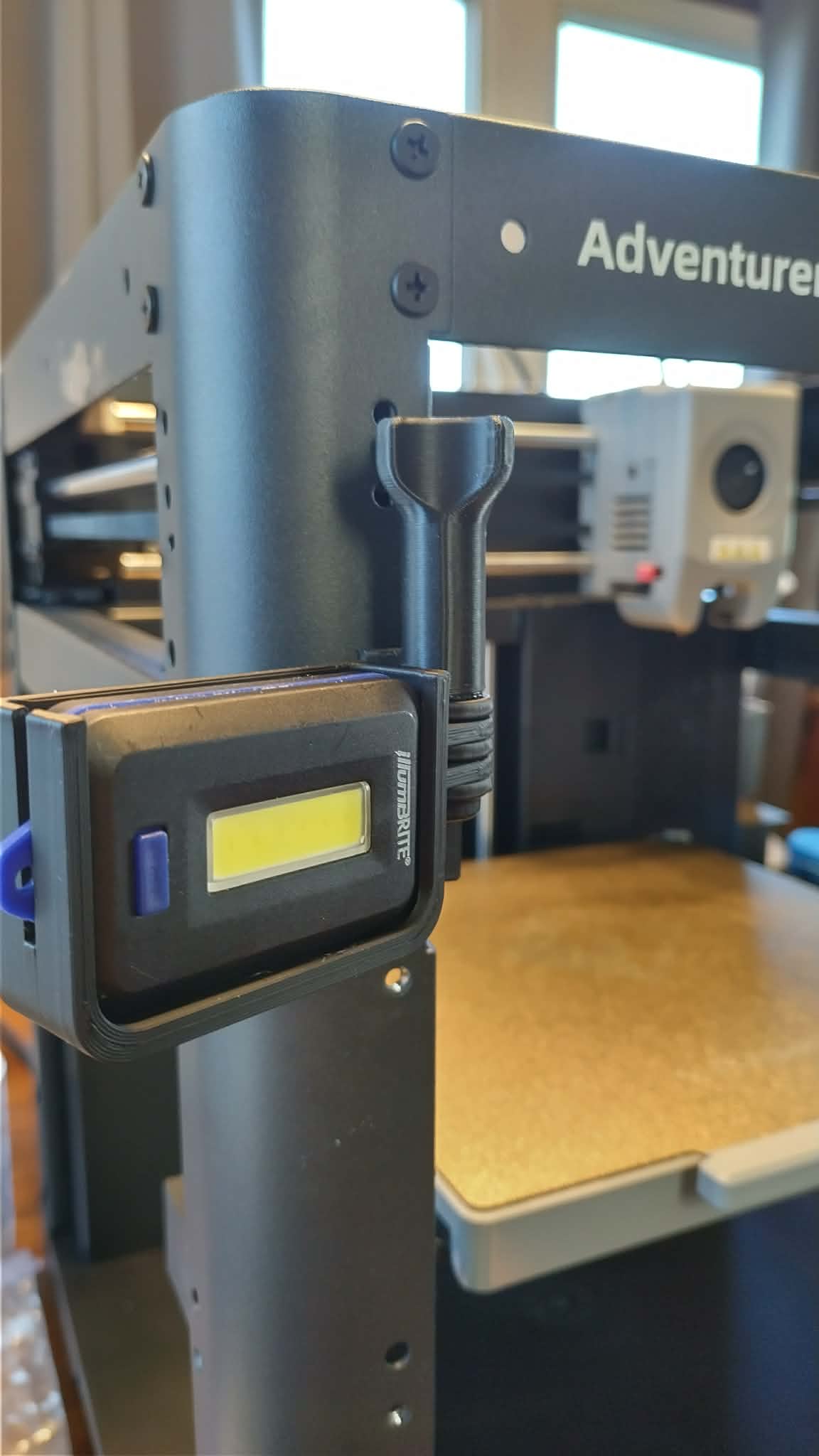 Led lamp holder for 3D printers or such.
