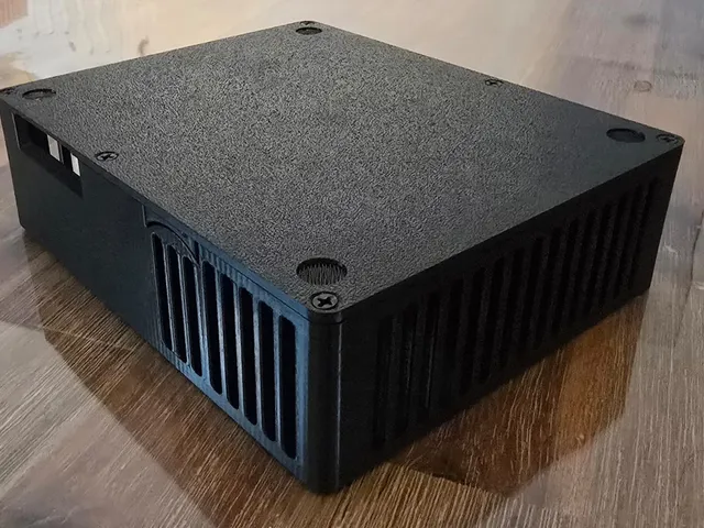 Hard drive enclosure - WD Elements USB board (passively cooled Remix)