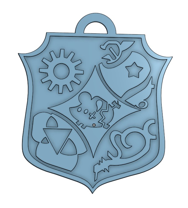 hololive council logo keychain