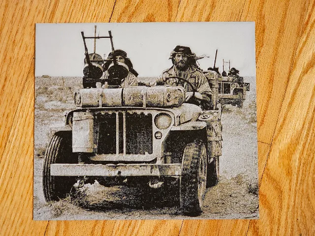 WWII British SAS desert Jeeps hueforge