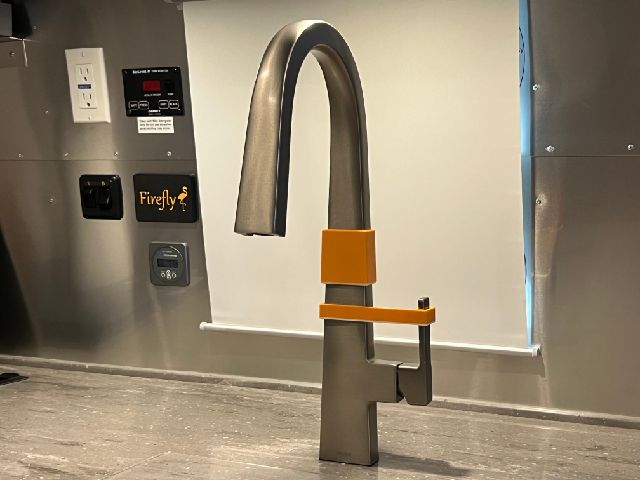 Airstream Faucet Stem and Handle Holder, preview image from the creator on Printables