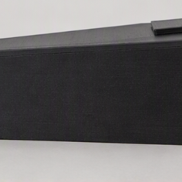 Coffin (coin) box with sliding window (Box ve tvaru rakve s posuvným ...