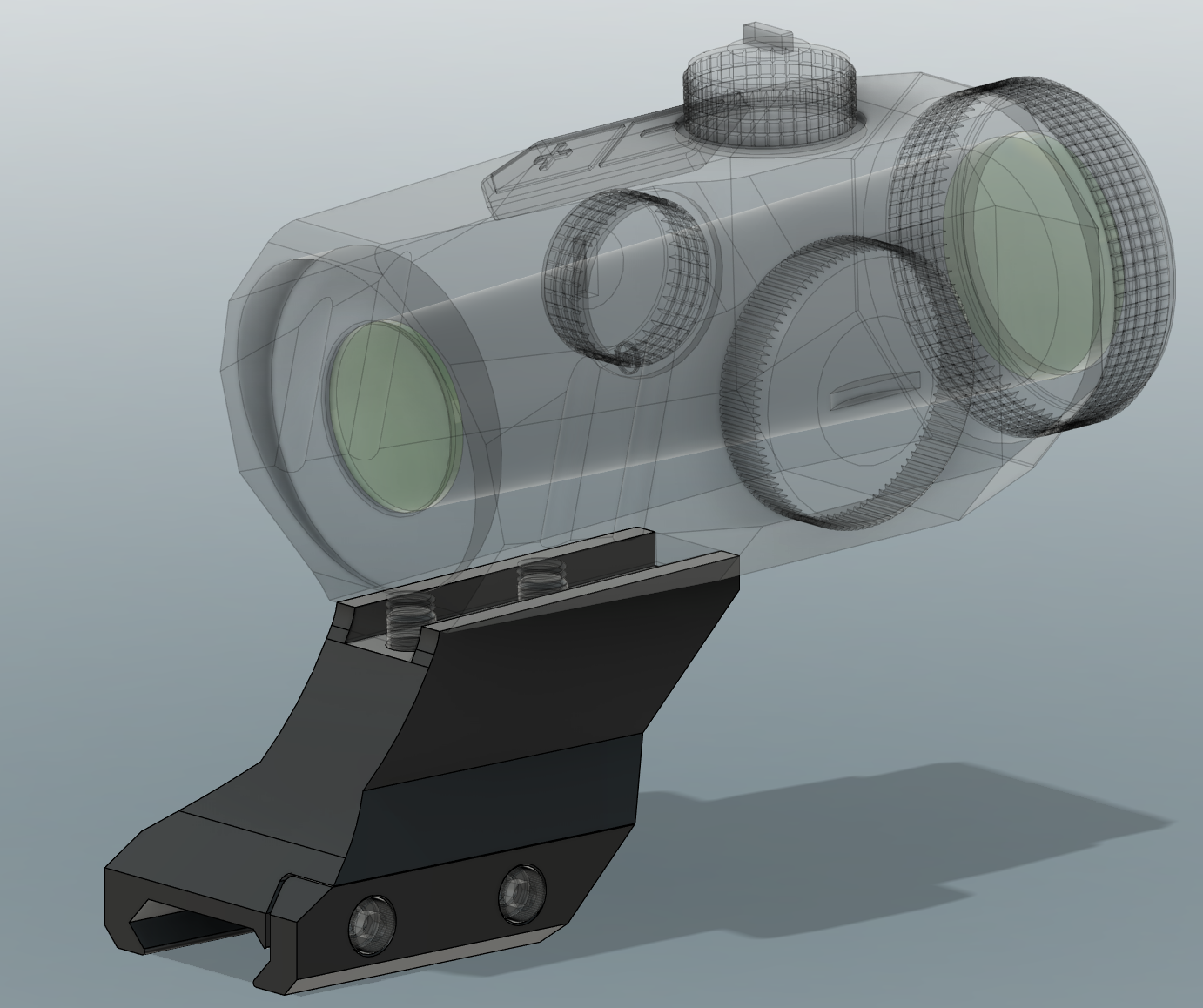 G3 3X Micro Prism Scope Angled Mount