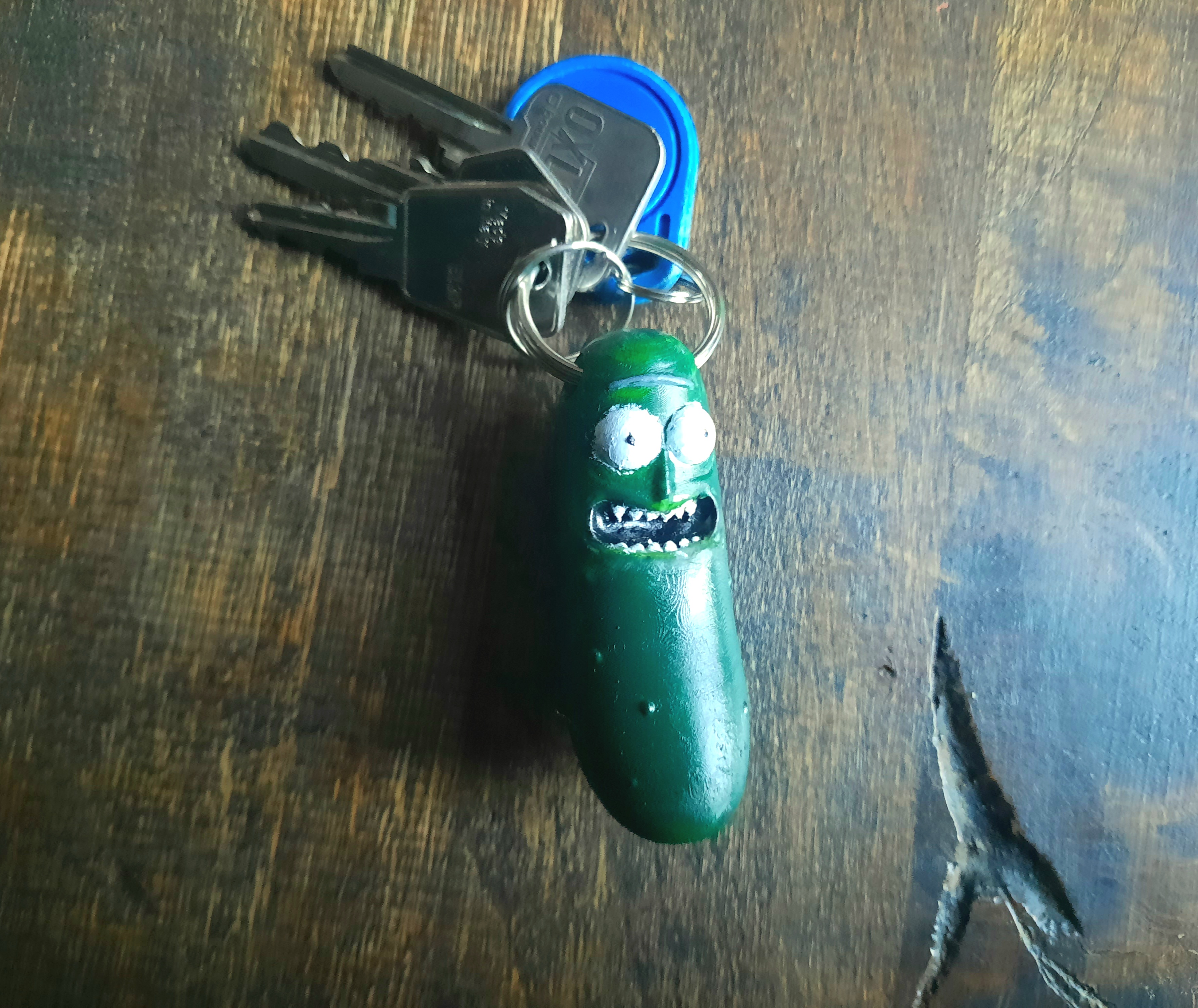 Pickle rick + keychain version — miniatura 2