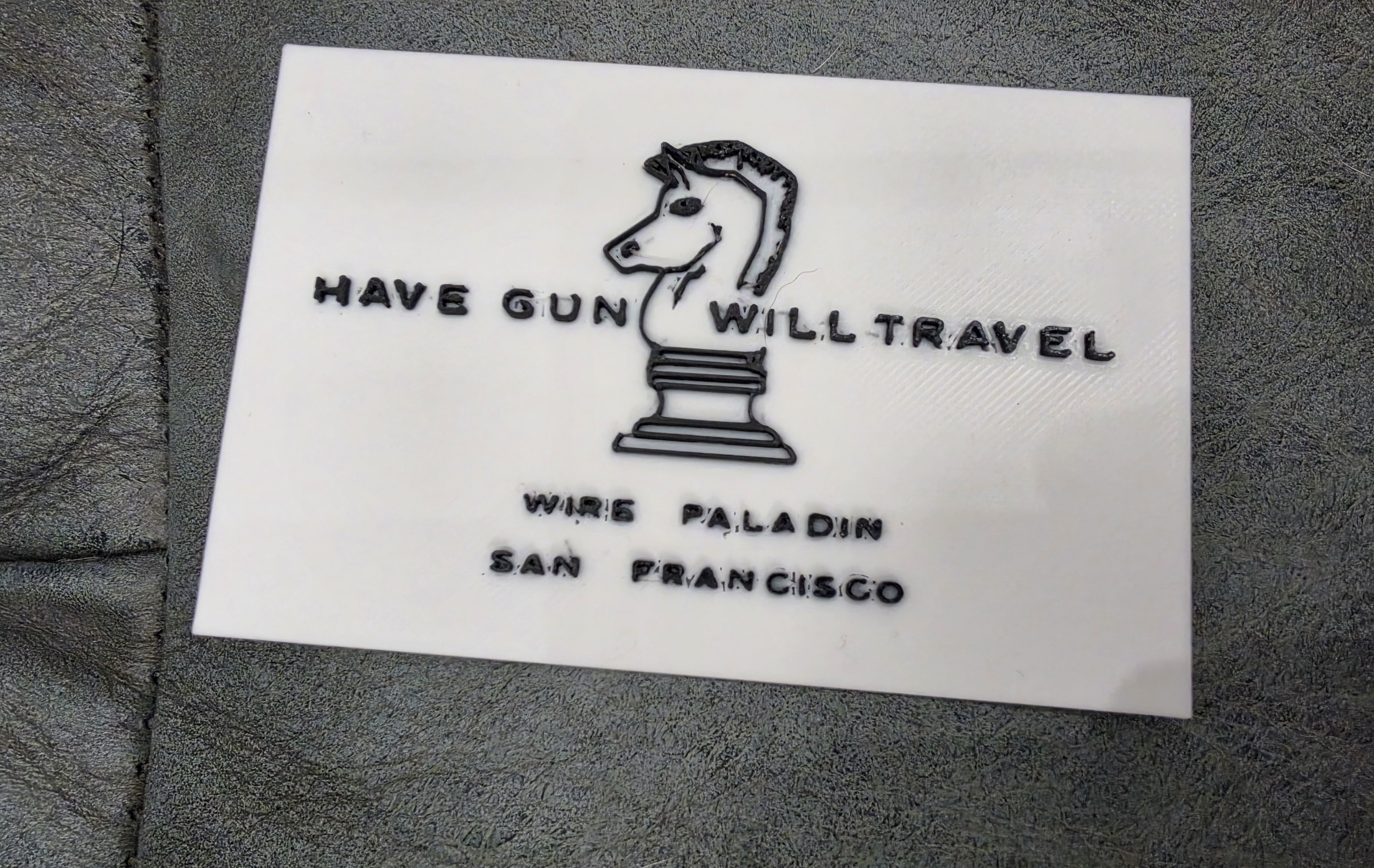 Have Gun Will Travel Card