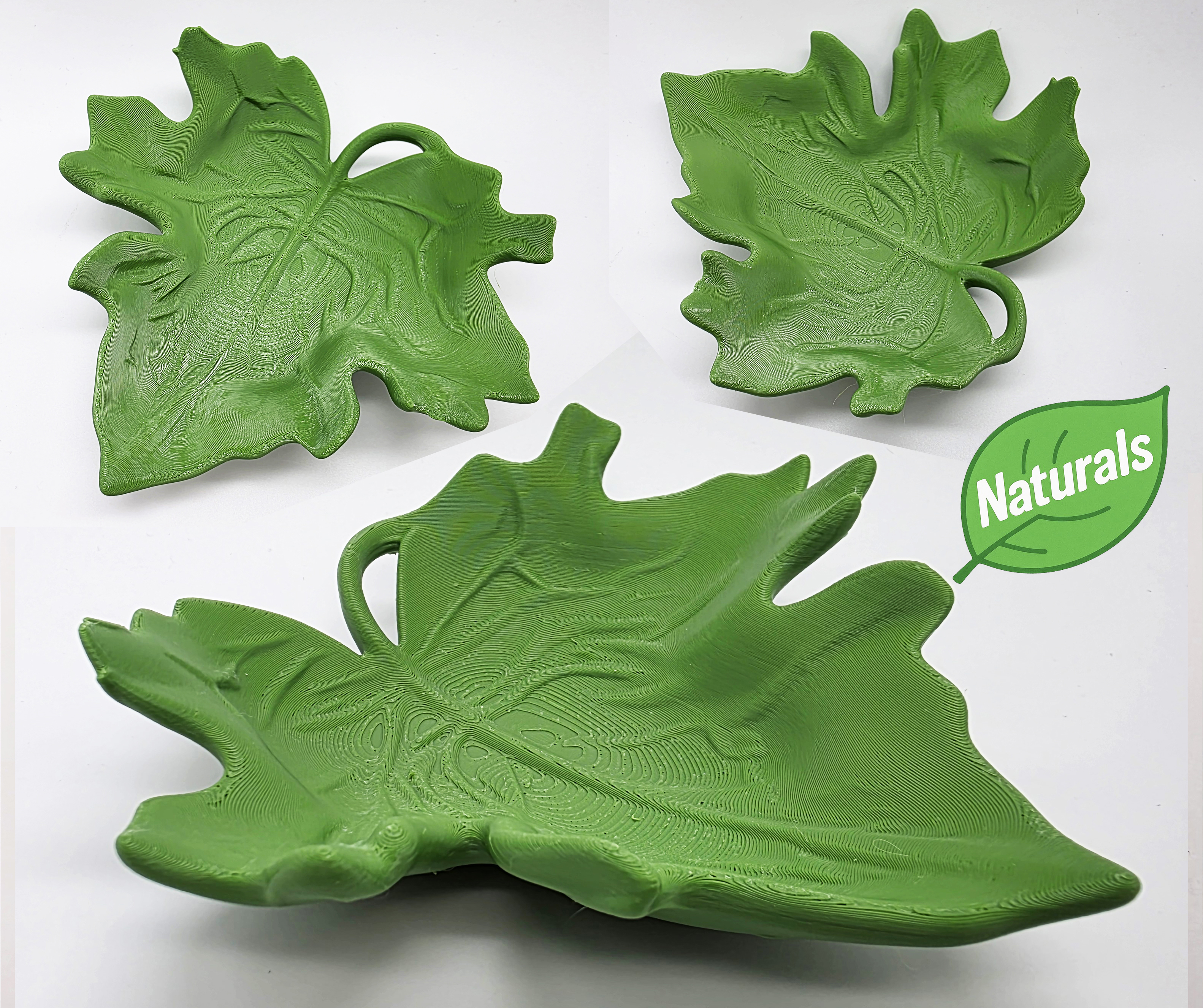 Maple Leaf Dish - Naturals Collection (Flat Bottom)