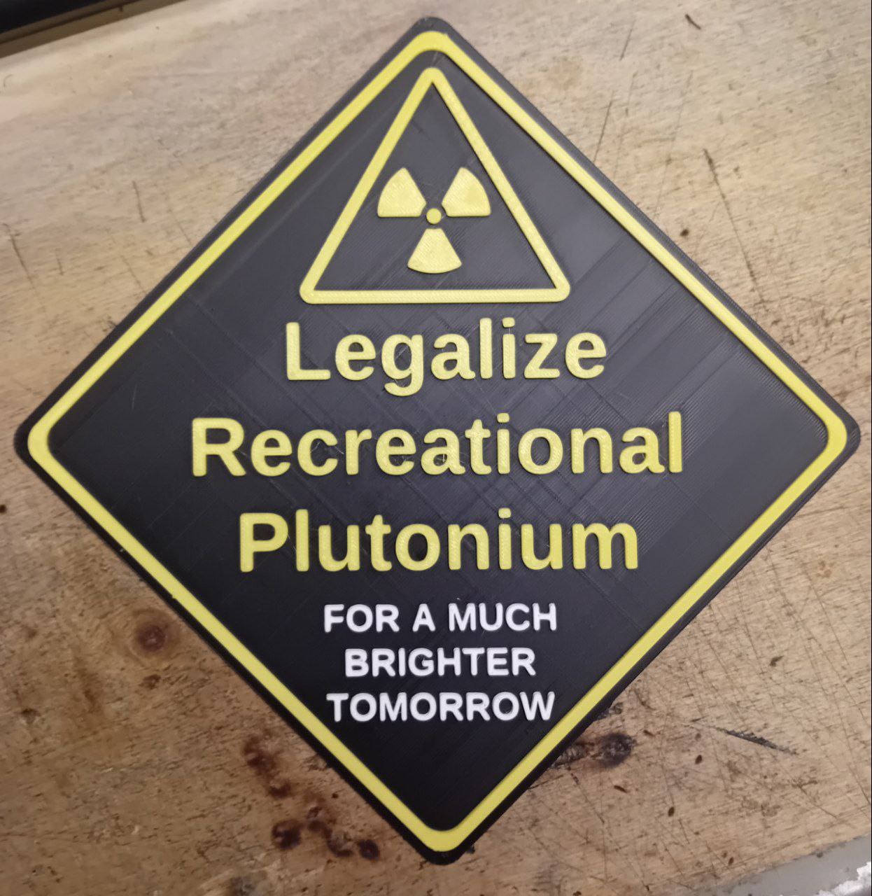 Recreational Plutonium Sign