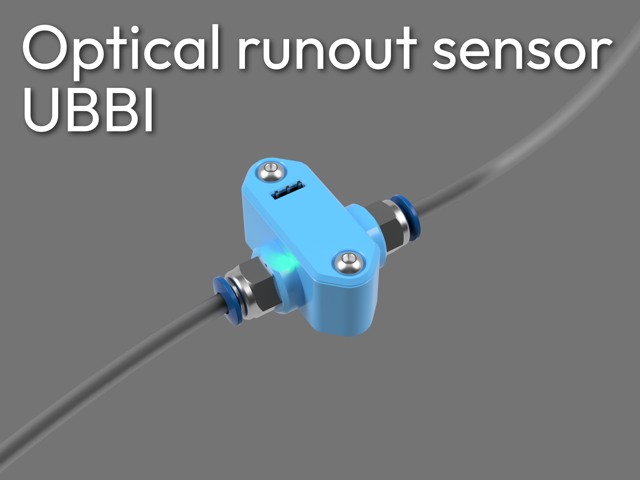 Optical filament runout sensor