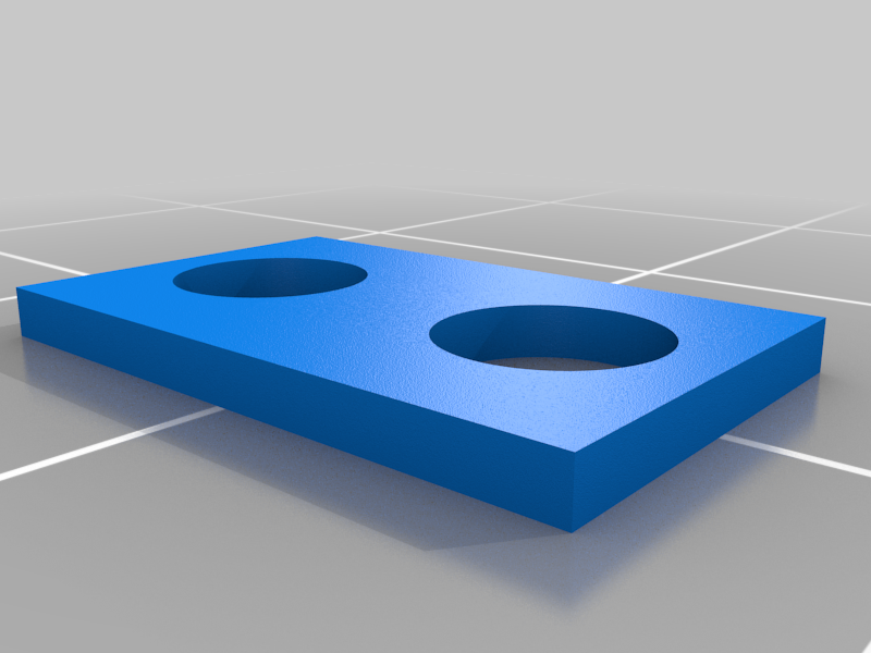 OpenSCAD Anycubic Mono X spacer