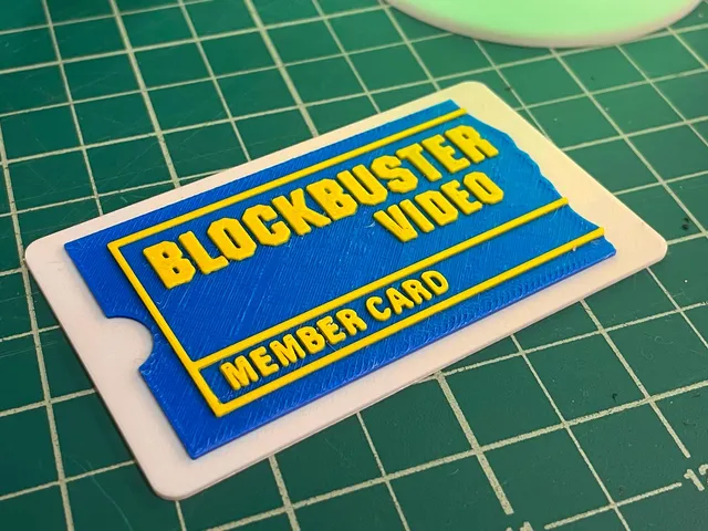 Blockbuster Membership Card Nostalgia
