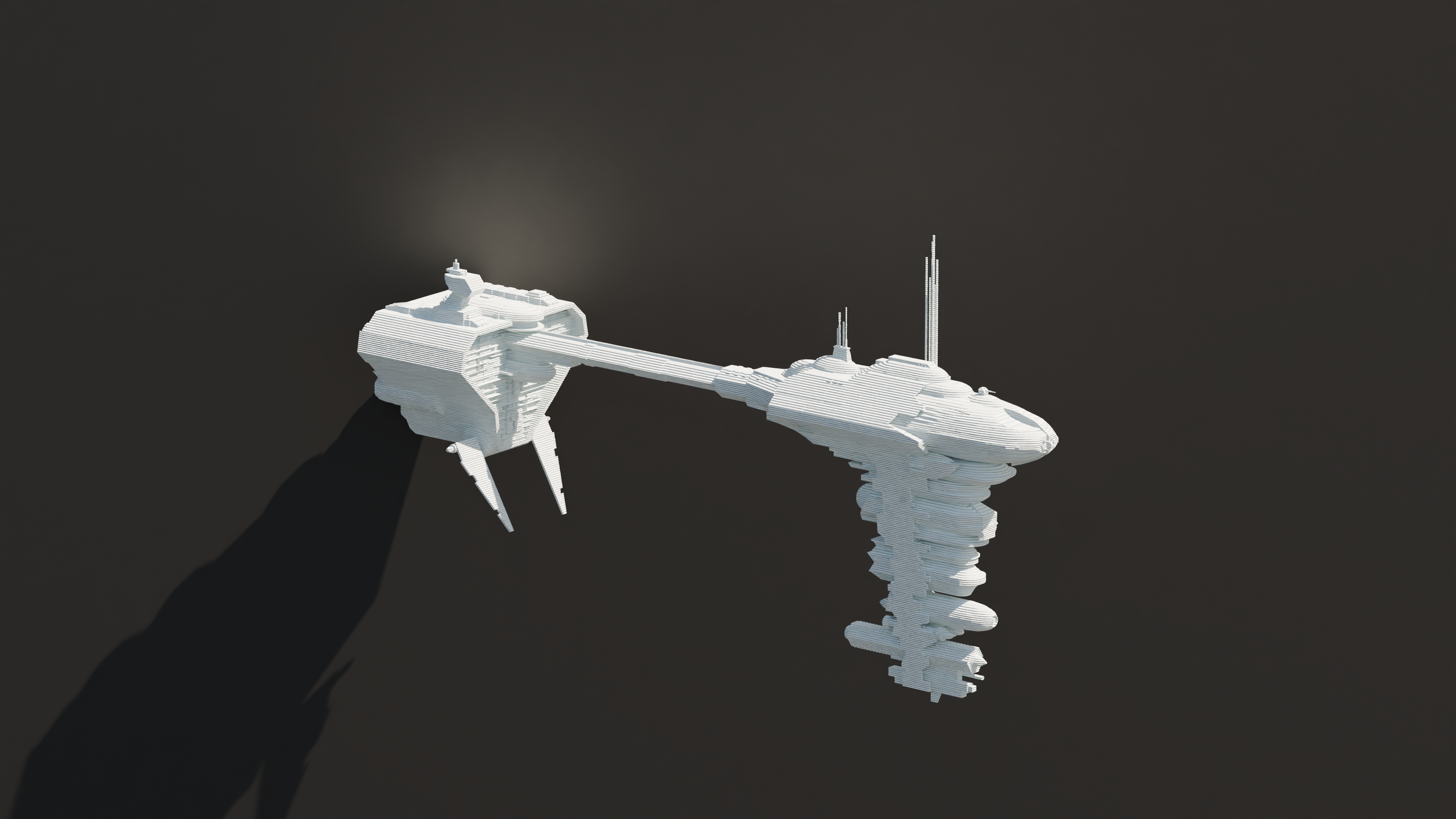 Nebulon B Frigate - Star Wars Home Decoration