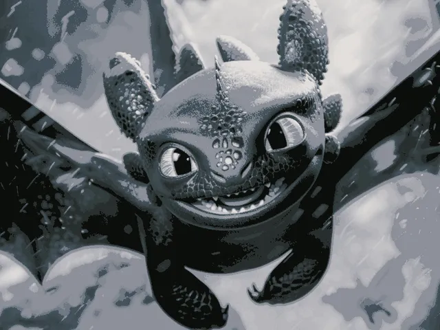 Toothless / Ohnezahn Hueforge
