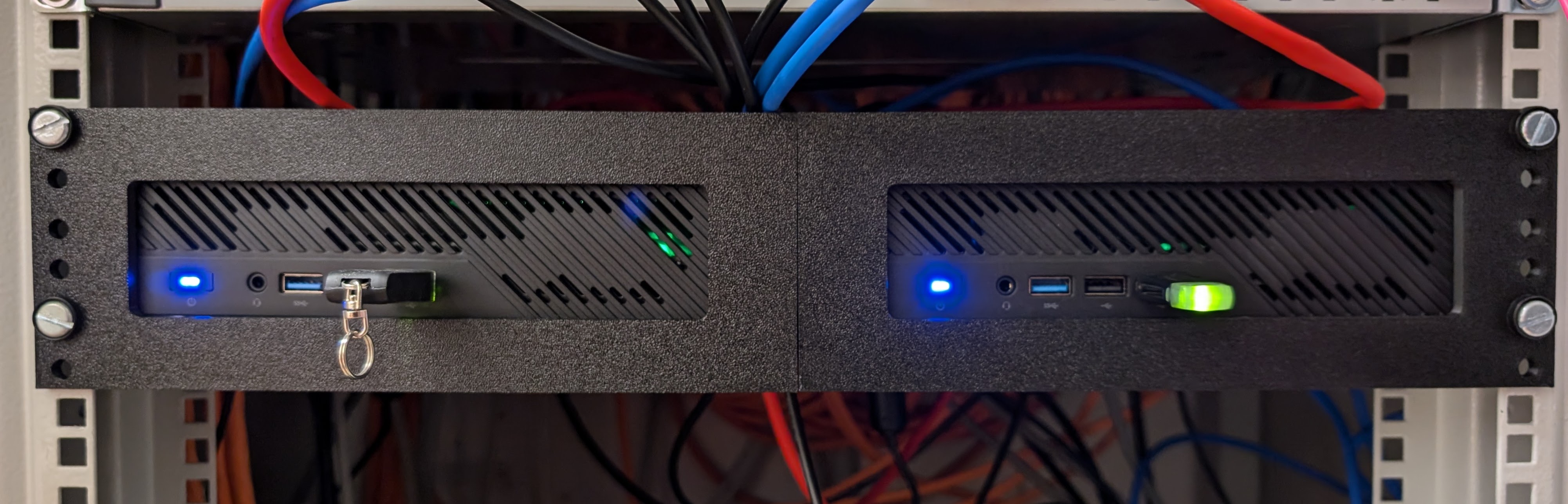 Minisforum MS-01 - 19" Dual Rack Mount - 2U