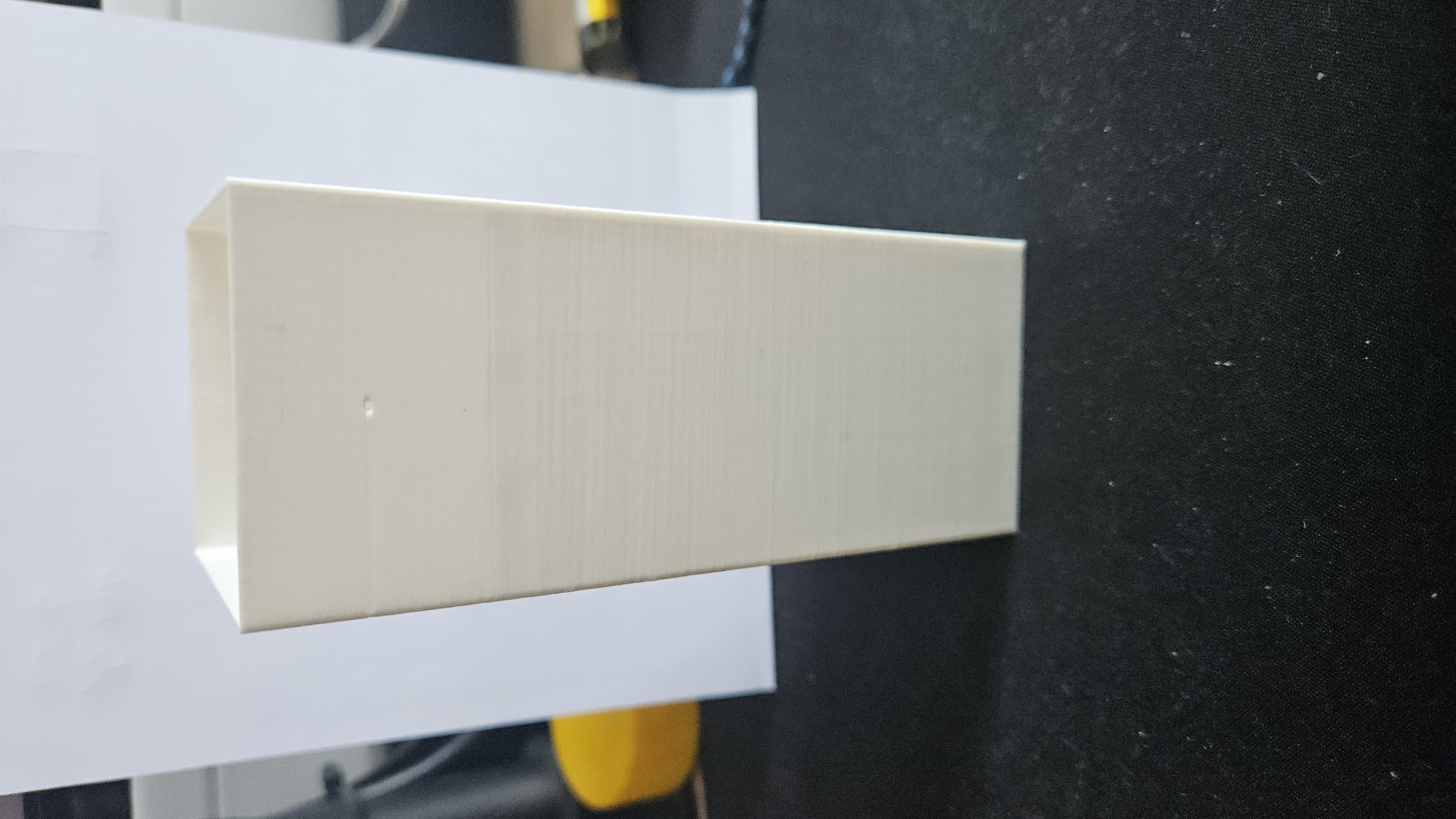 Adapter to raise the legs of an IKEA Lack table.