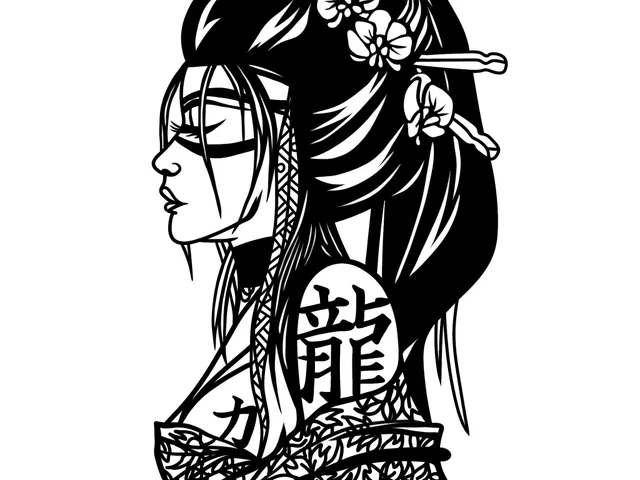Japanese woman in traditional dress