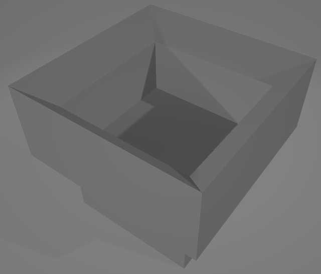DragonBlock: Blank Pillar Low Inset (Dungeon Block)