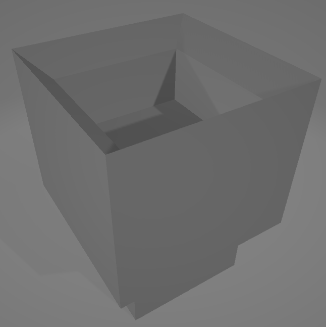 DragonBlock: Blank Pillar Short Inset (Dungeon Block)