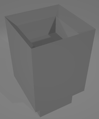 DragonBlock: Blank Pillar Medium Inset (Dungeon Block)