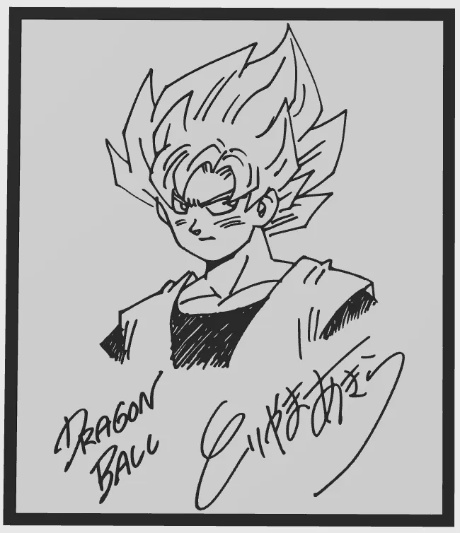 Original Akira Toriyama signed art Dragon Ball by Fernando Ureña ...