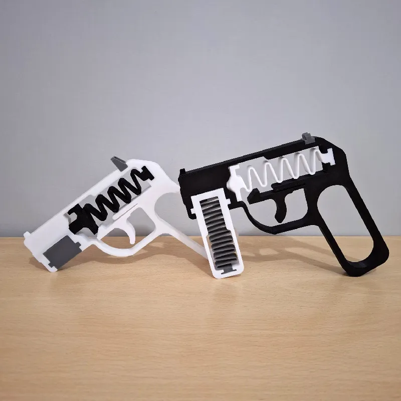 Spring Gun V2 - Shoots fake bullets with magazine by LucaDilo ...