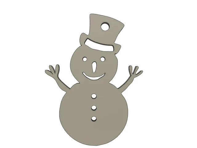 Snowman Christmas Ornament