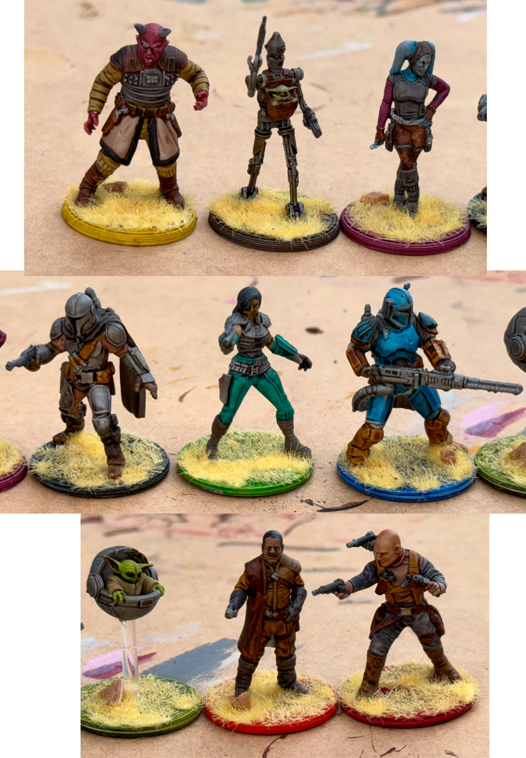 The Mandalorian: Adventures Miniatures collection