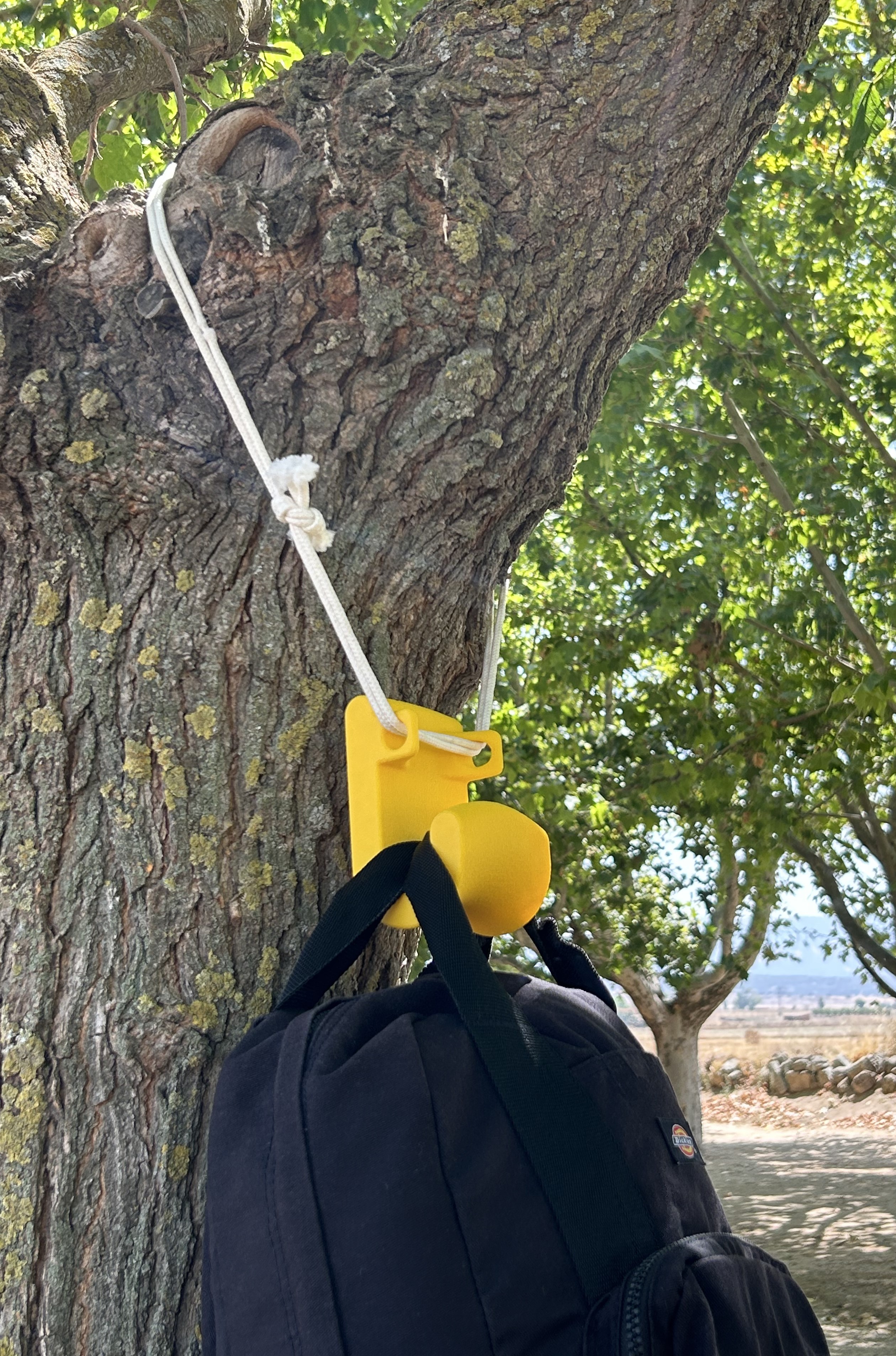 Backpack Hanger for Tree