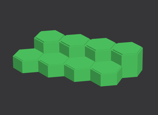 Hexagonal Figure Stand
